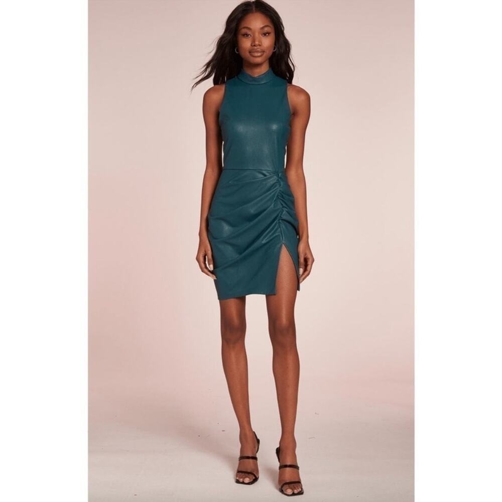 Amanda Uprichard Wade Faux Leather Dress